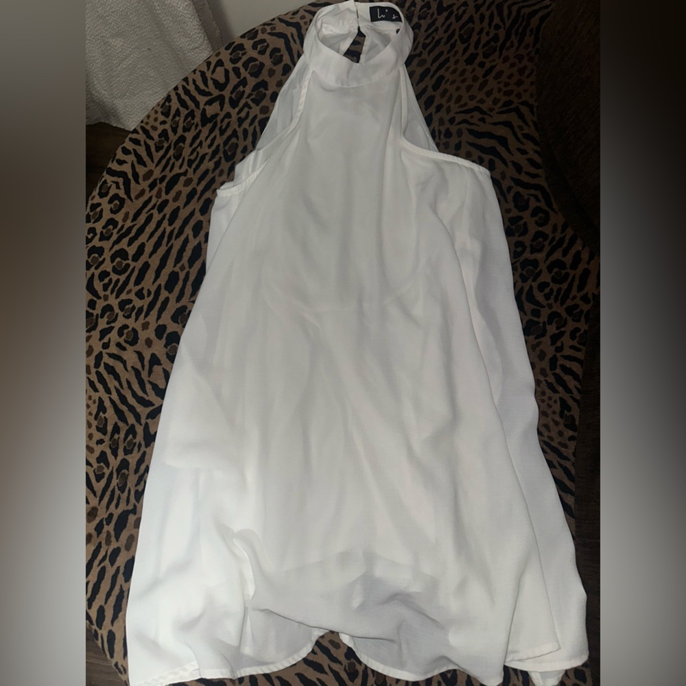 Lulu's White Midi Dress